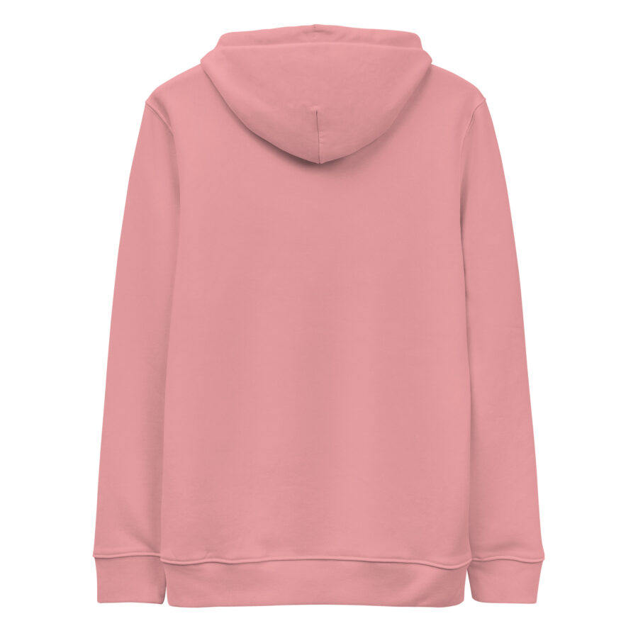 unisex essential eco hoodie canyon pink back 635fea556f60f