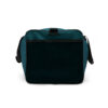 turquoise duffle bag fingerprint pattern right side
