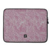 sage and purple laptop sleeve 15 front fingerprint pattern