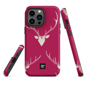 Pink Reindeer iPhone case