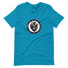 Ezek 36:26 No longer stone hearted Christian unisex t-shirt aqua front