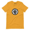 Ezek 36:26 No longer stone hearted Christian unisex t-shirt mustard front