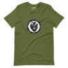Ezek 36:26 No longer stone hearted Christian unisex t-shirt olive front