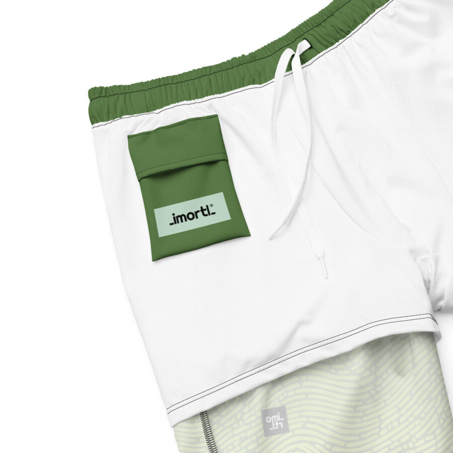 Green mens swimming shorts product details