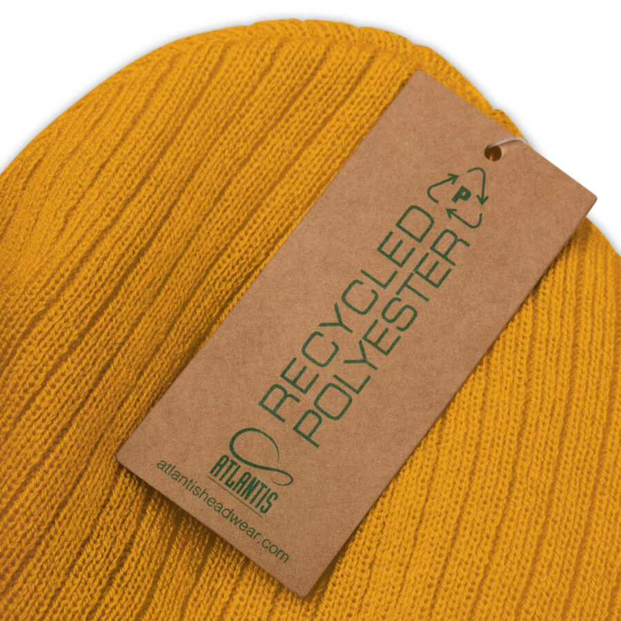 IMORTL ribbed knitted beaniemustard product details