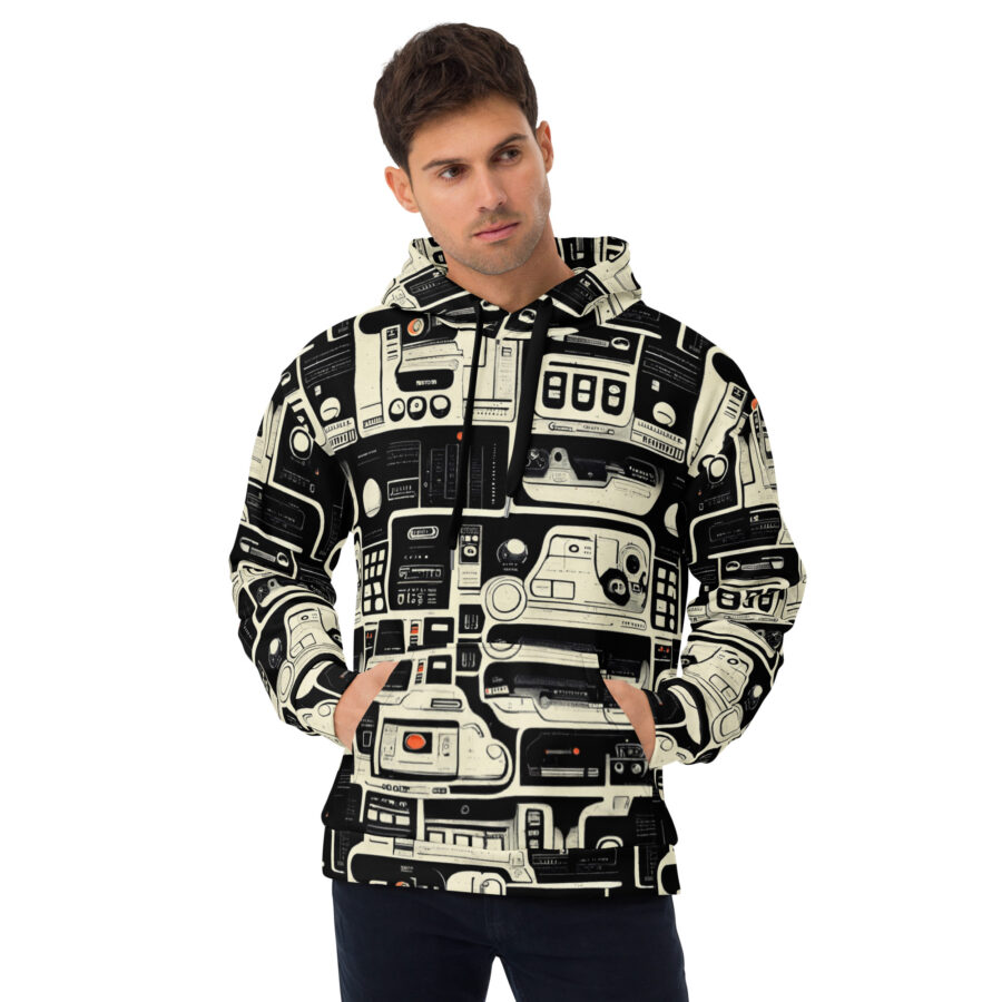 all over print recycled unisex hoodie white front deebe.jpg
