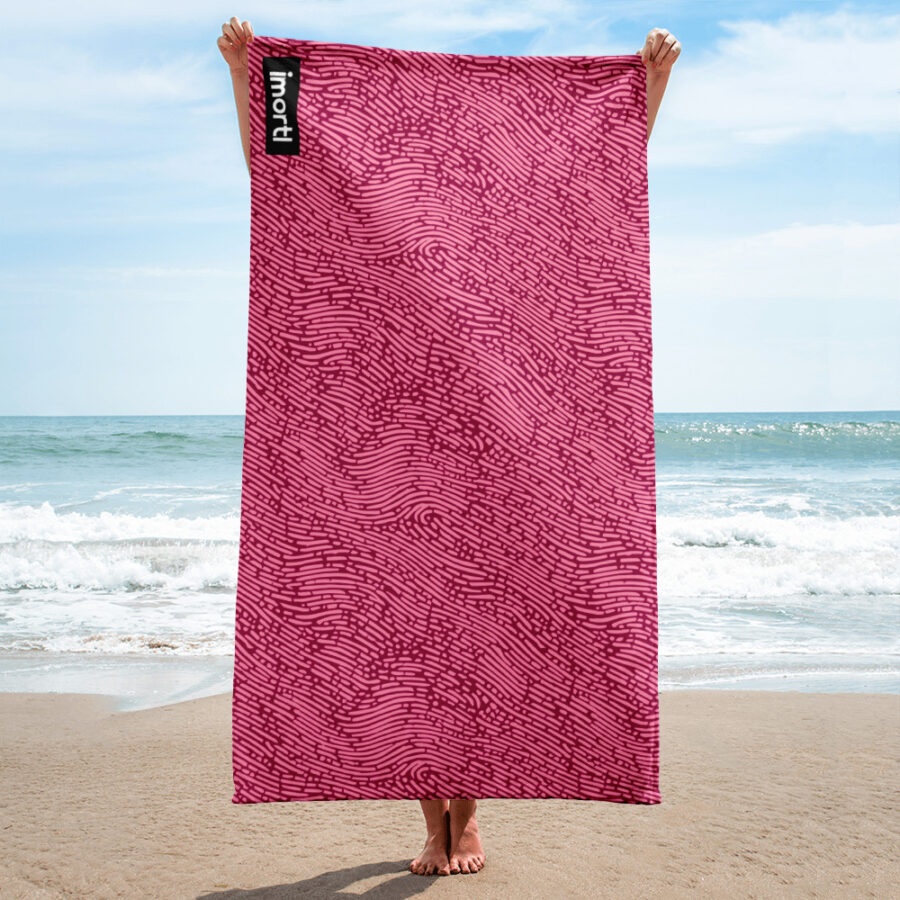 sublimated towel white x beach fefdbdeb