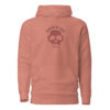 Death has no sting christian hoodie in pink