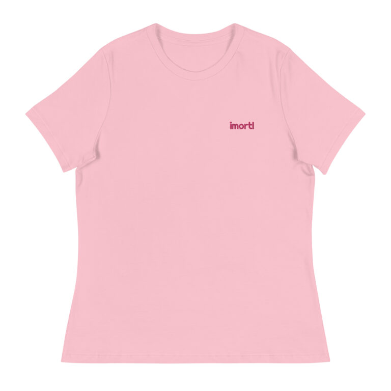 IMORTL Women’s Relaxed T-Shirt – pink