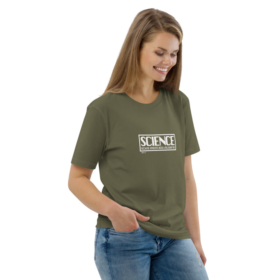 unisex organic cotton t shirt khaki right front ce.jpg