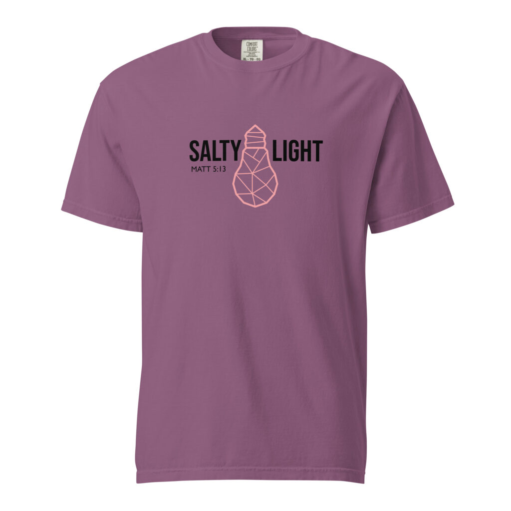 Salt and Light t-shirt – Berry