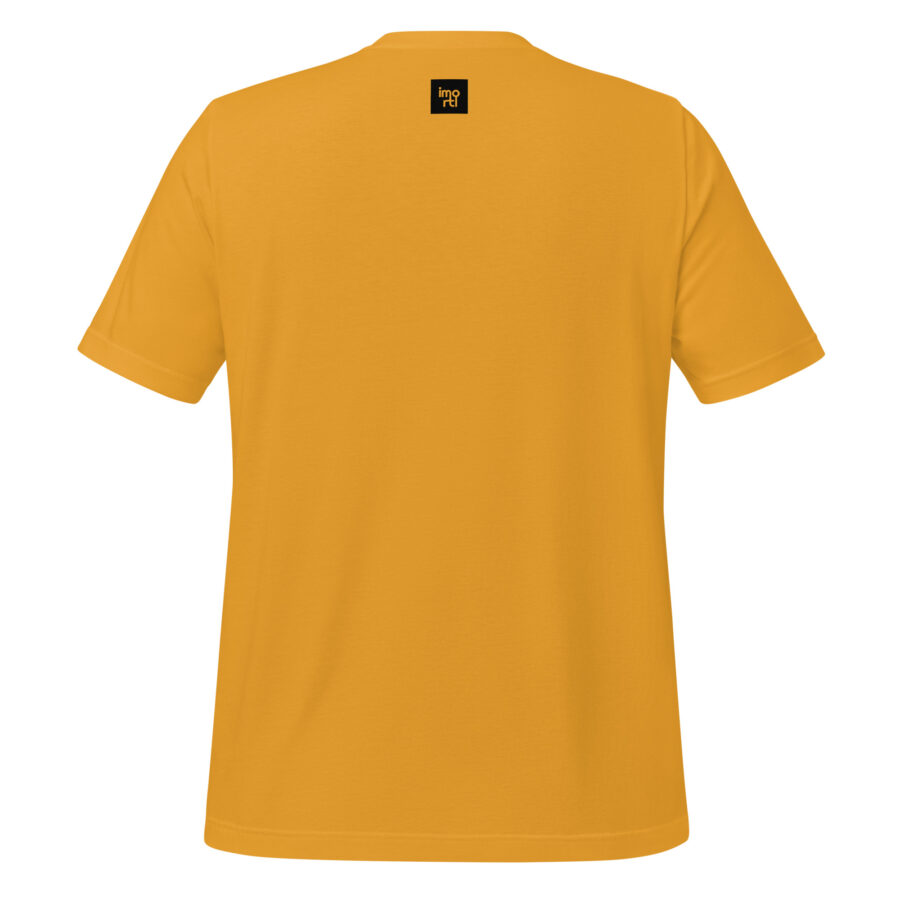 unisex staple t shirt mustard back fe.jpg