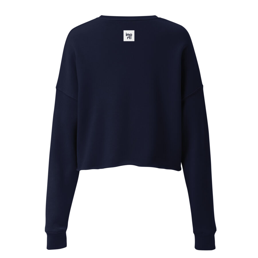 womens cropped sweatshirt navy back daa.jpg